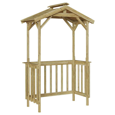 vidaXL Abrigo para churrasqueira Madeira de pinho impregnada