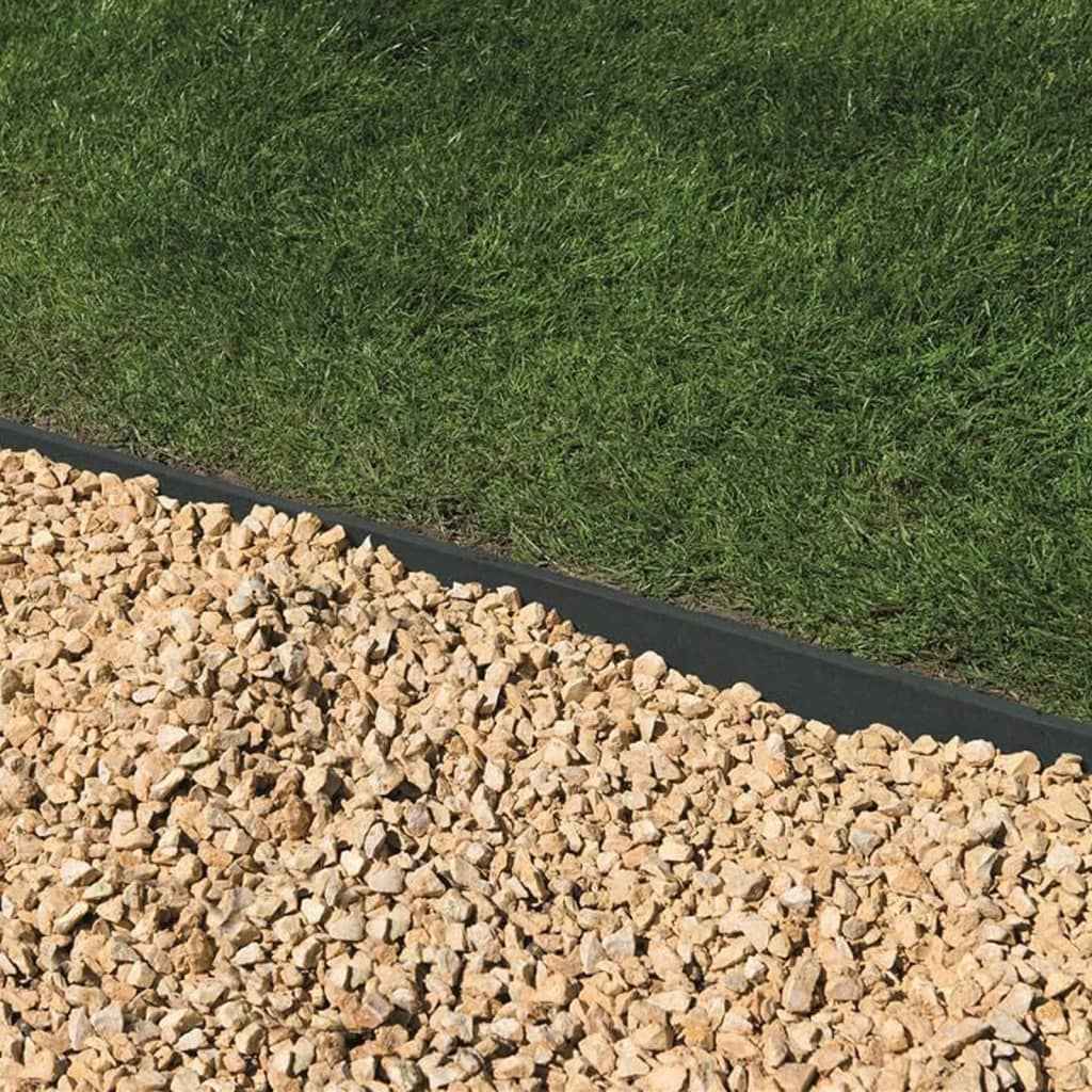Ubbink Borda de jardim 19 cm x 15m 7mm preto