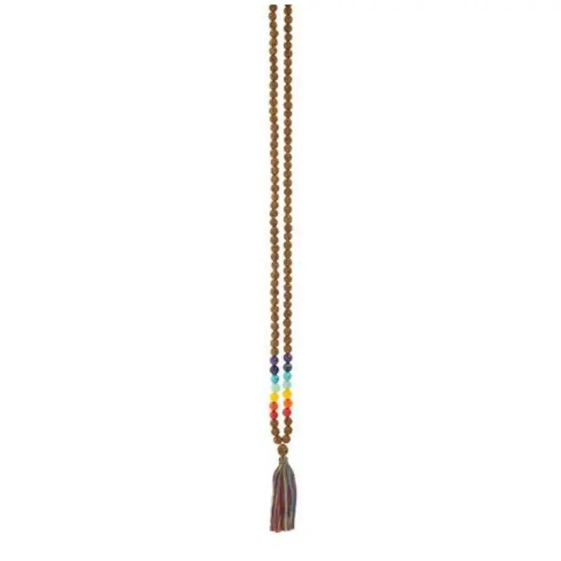 Japamala de Rudraksha 7 chakras