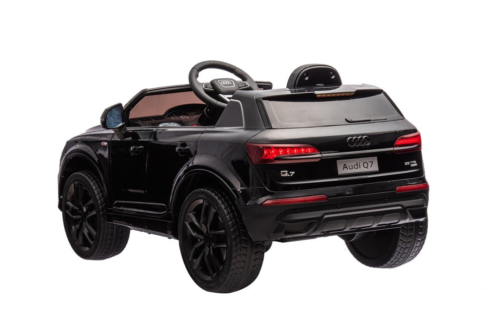 Audi Q7 elektrische kinderauto, 12 volt, rubber banden en meer!