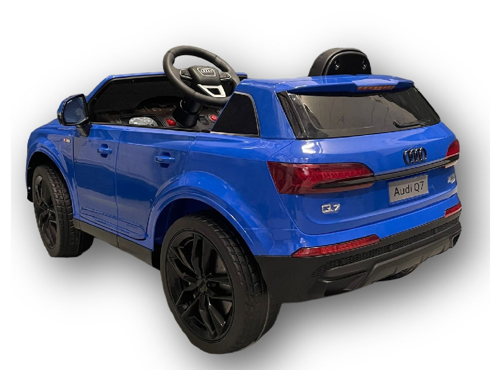Audi Q7 elektrische kinderauto, 12 volt, rubber banden en meer!