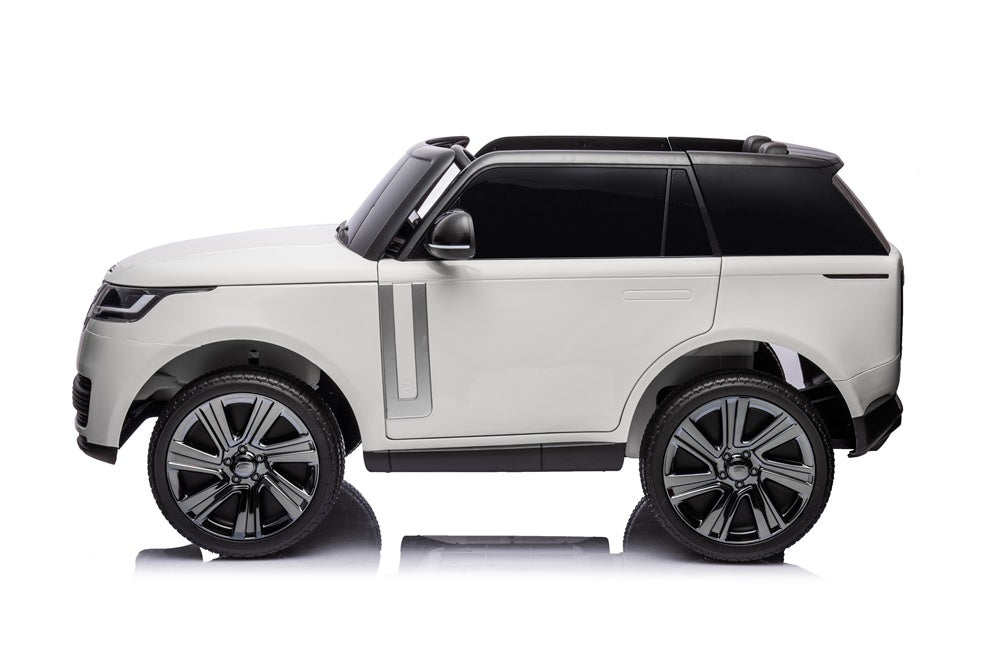 Land Rover, Range Rover, 2 zitter, 24 volt elektrische kinderauto, rubberen banden en meer!
