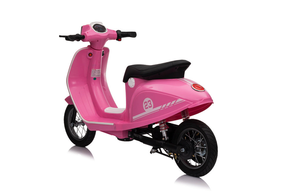 24 volt elektrische kinder scooter met 350 watt aandrijving