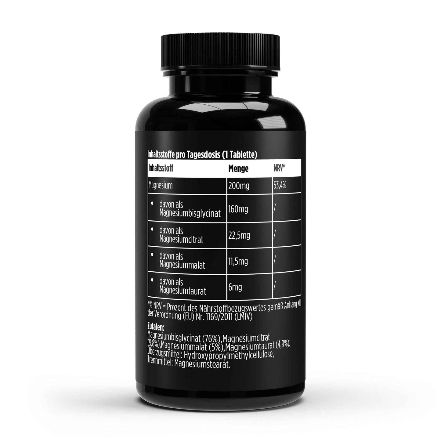 Magnesium 4fach Komplex - 60 vegane Tabletten