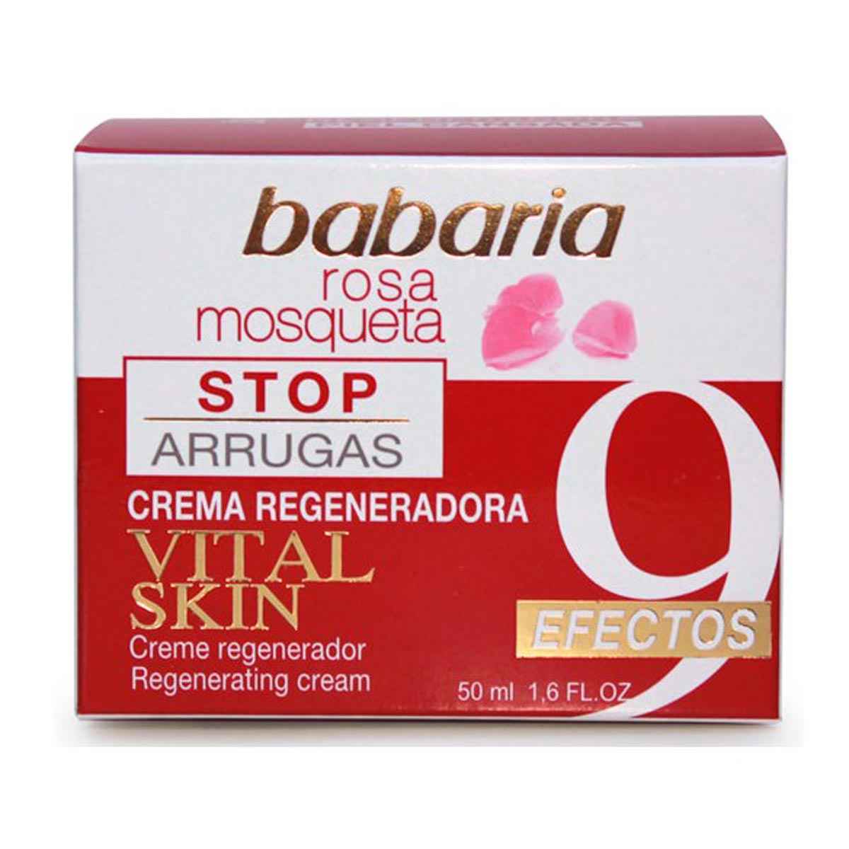 Babaria Rosa Mosqueta Creme Regeneradora Stop Arrugas Vital Skin 50Ml