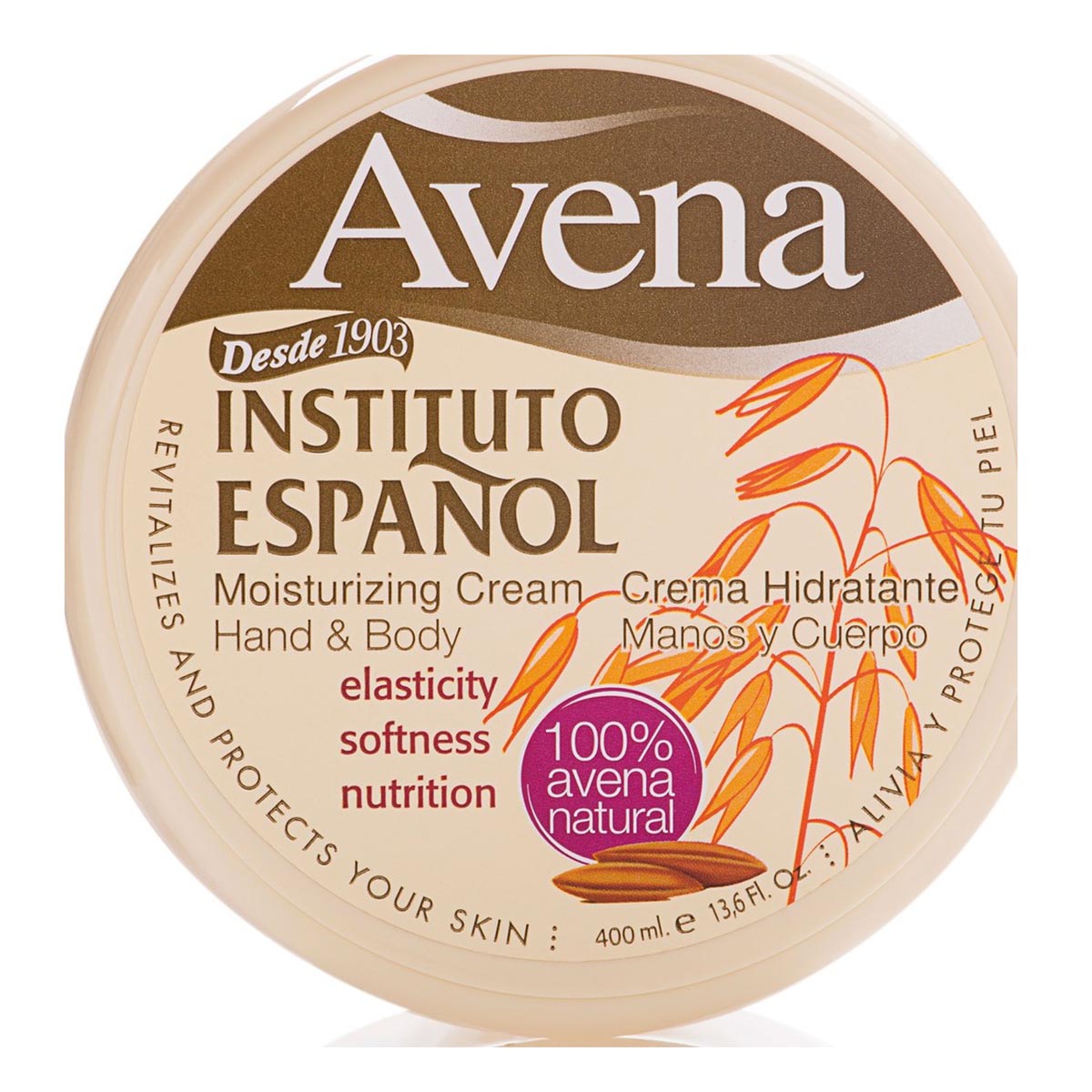 INSTITUTO ESPAÑOL AVENA CREMA HIDRATANTE 400ML