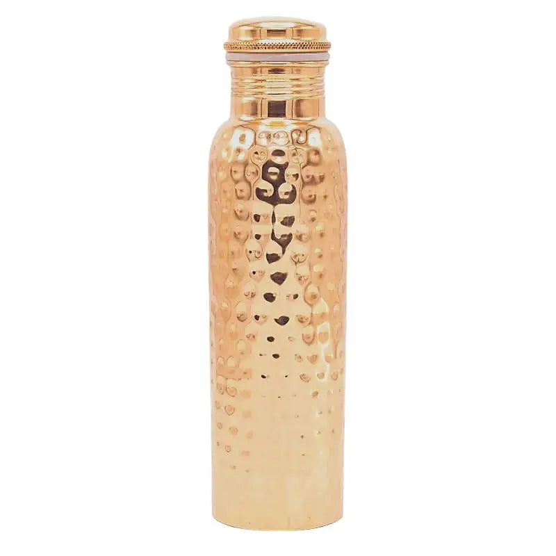 Garrafa de água em cobre 900 ml - Martelado