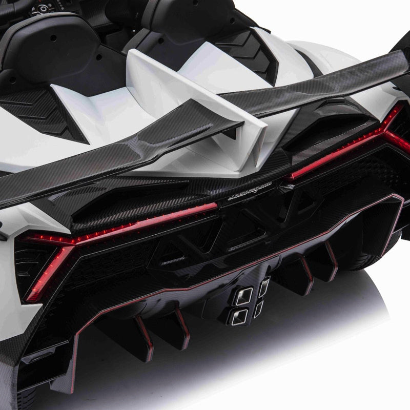 Lamborghini Veneno, 2-persoons elektrische kinderauto met 4 motoren en meer.