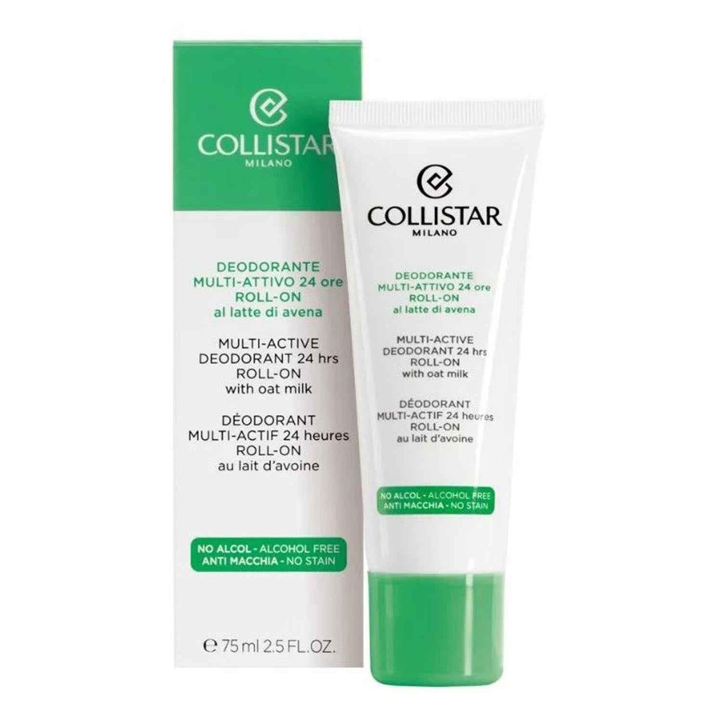 Collistar Multi-Active Desodorante Roll-On Sin Alcohol Oat Milk 75Ml