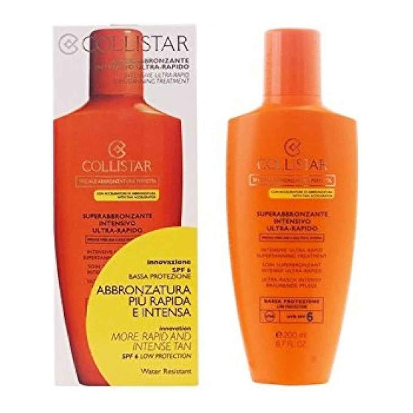 Collistar Ultra-Fast Intensive Bronzing Cream Spf6 200Ml