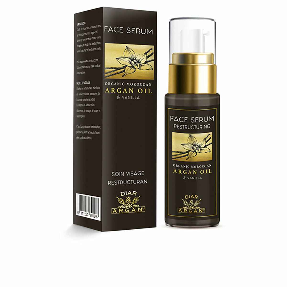 Sérum Facial Diar Argan 30 ml Baunilha Argão