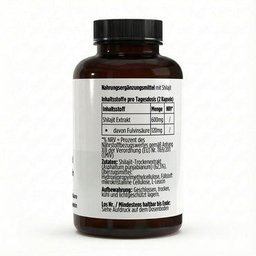 Shilajit (20% de ácido fúlvico) - 90 Cápsulas