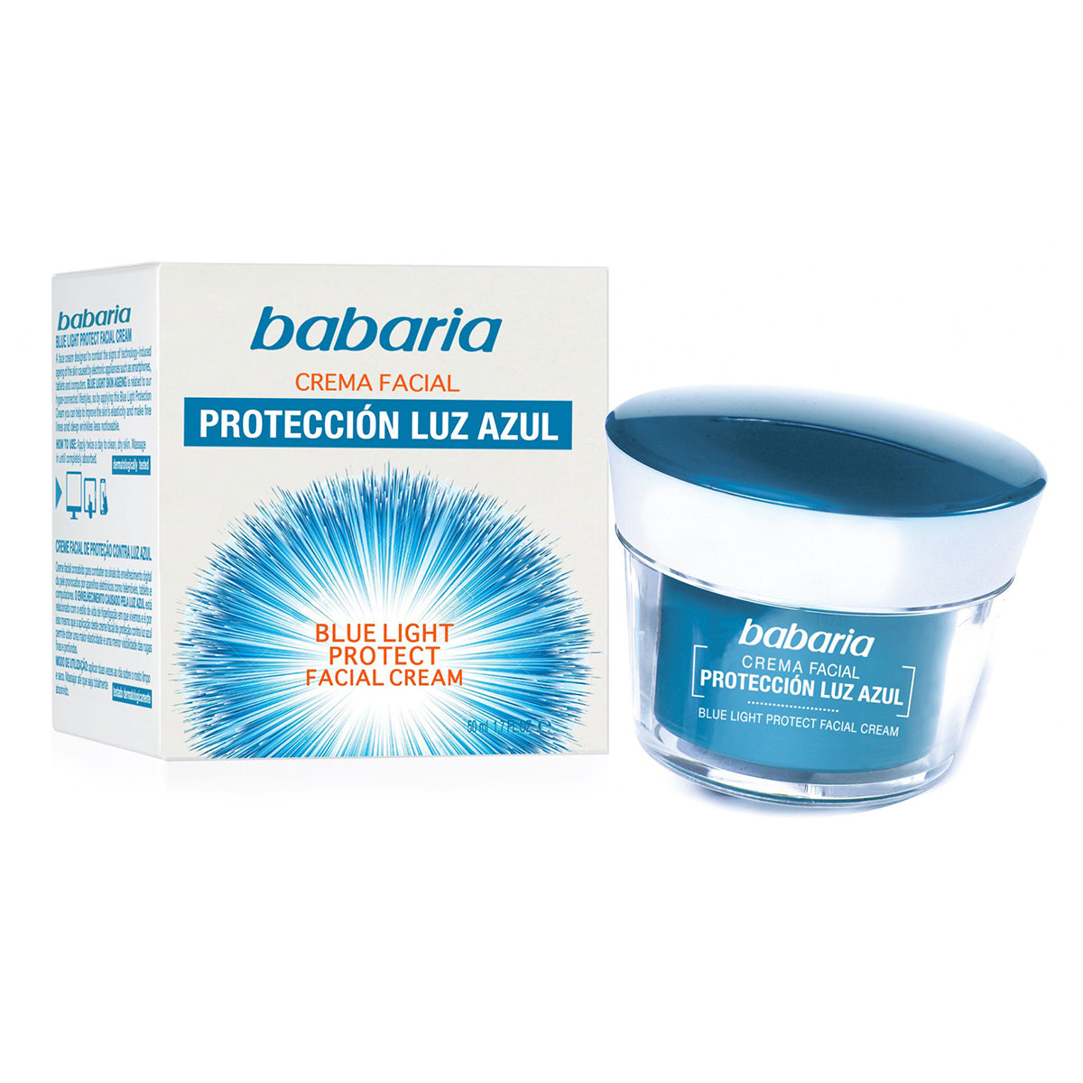 BABARIA PROTECCION LUZ AZUL CREMA FACIAL 50ML