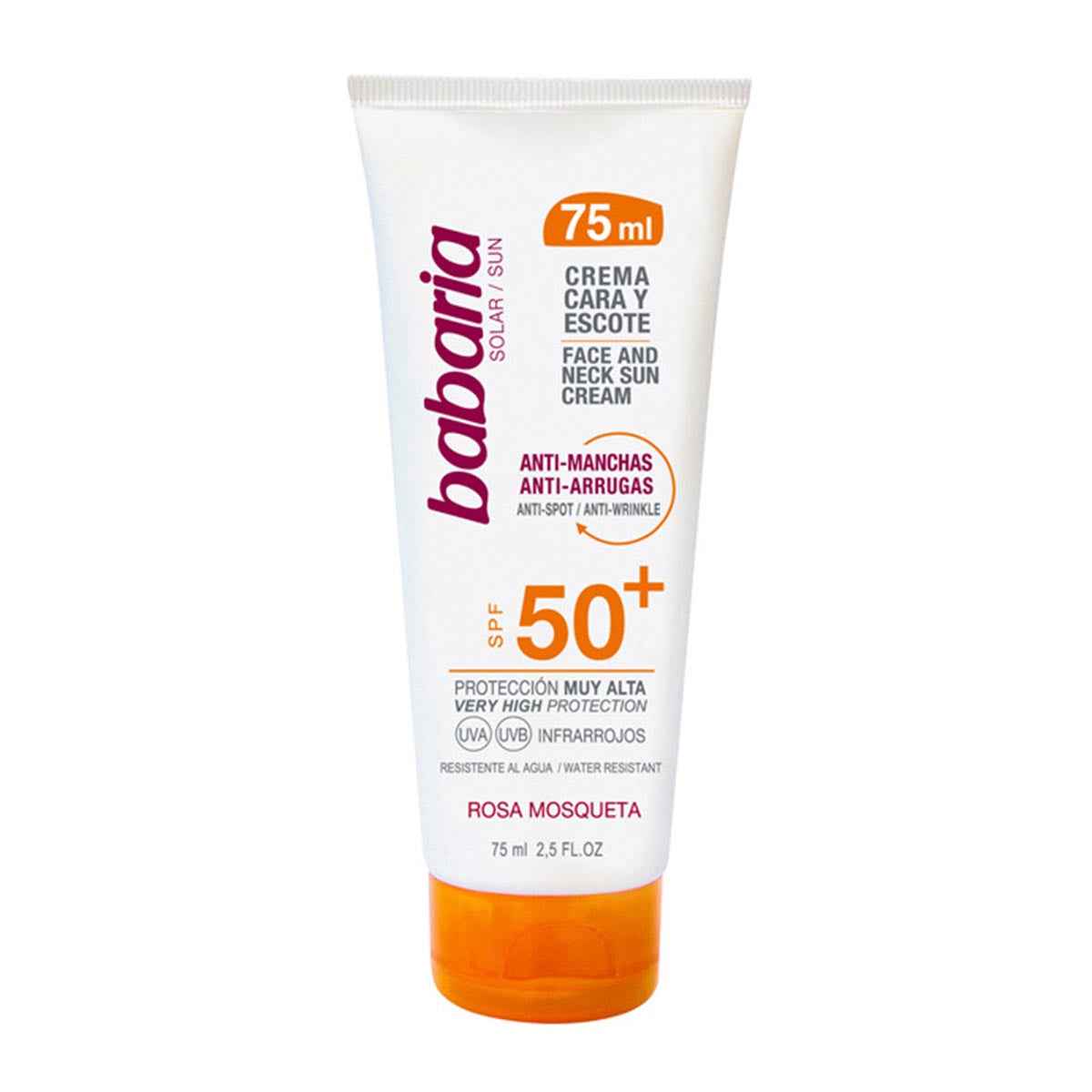 Babaria Rosa Mosqueta Fluido Anti-Manchas Spf50+ 75Ml