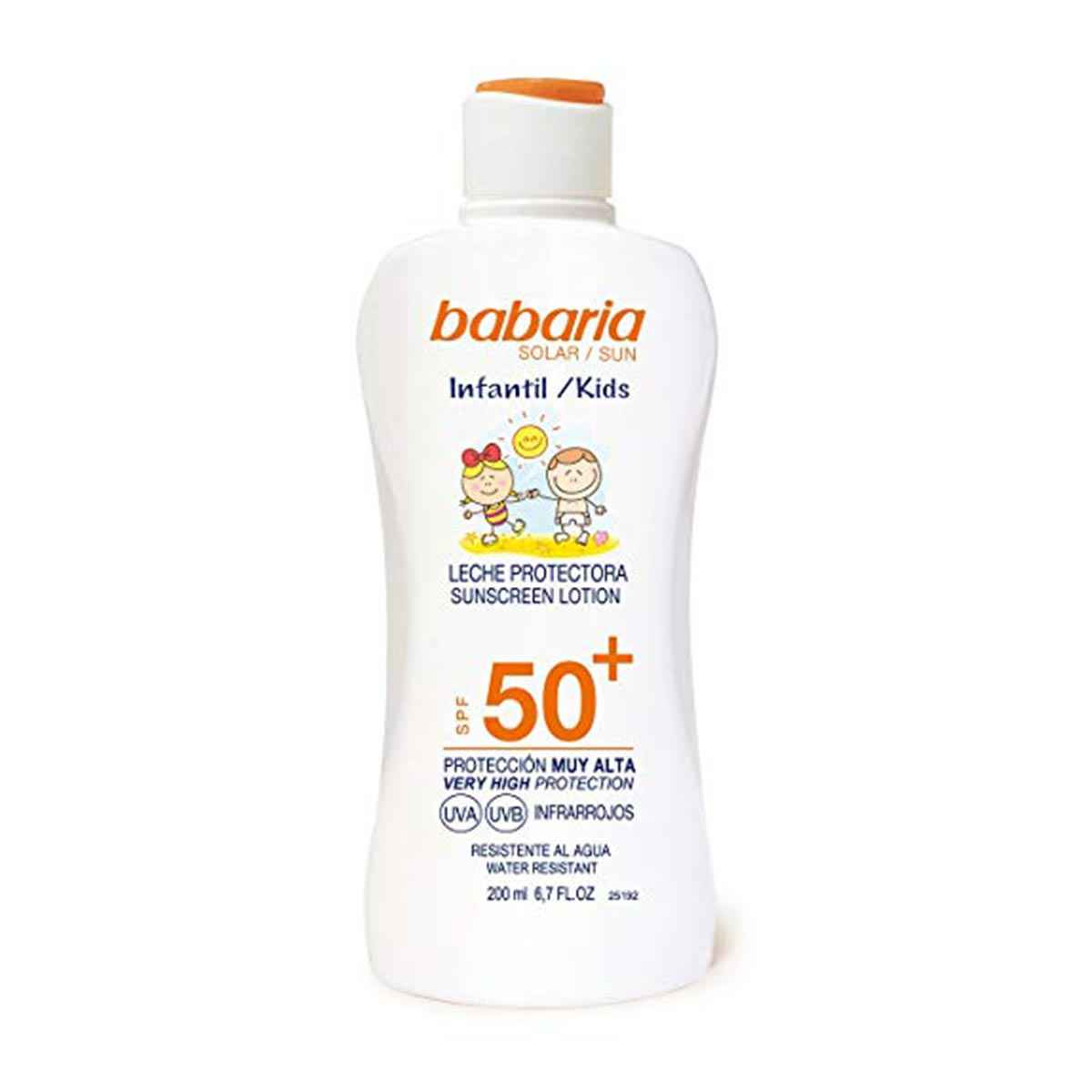 Babaria Kids Leche Protectora Spf50+ 200Ml