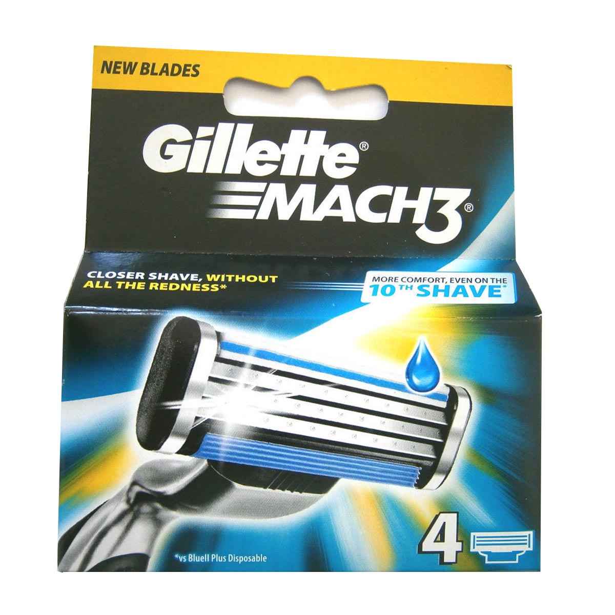 Gillette Mach3 Recambio 4Ud.