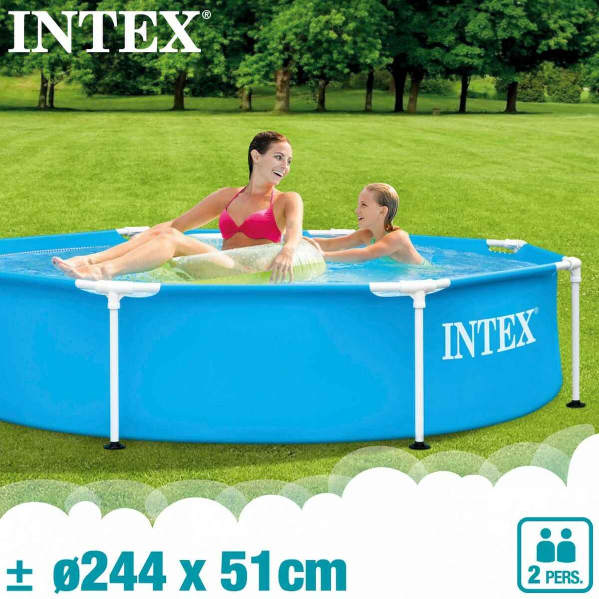 Piscina Desmontável Intex 28205NP 244 x 51 x 244 cm 1828 L