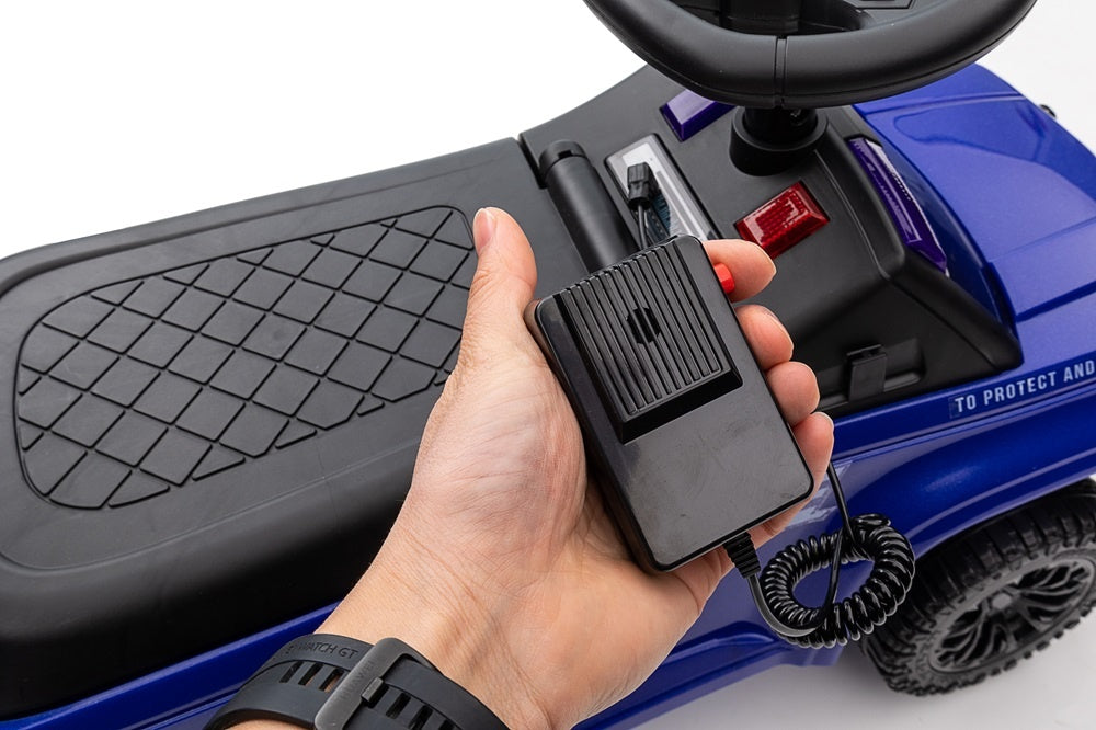 Politie loopauto met sirene lichten en een echte Walkie Talkie