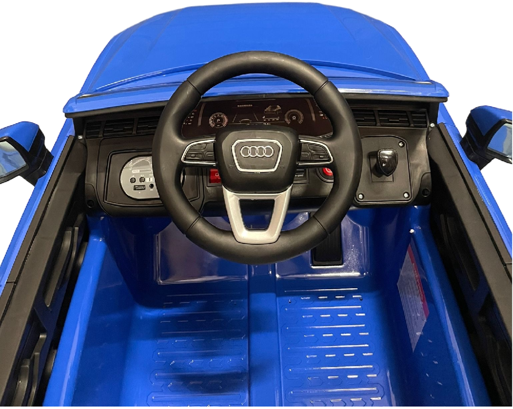 Audi Q7 elektrische kinderauto, 12 volt, rubber banden en meer!