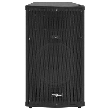 vidaXL Coluna palco Hifi profissional passiva 1000 W 37x37x64 cm preto