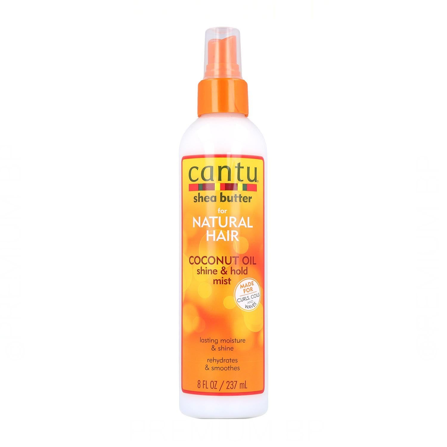 Cantu Shea Butter Fijador Aceite De Coco Para Cabello Natural 237Ml Vaporizador