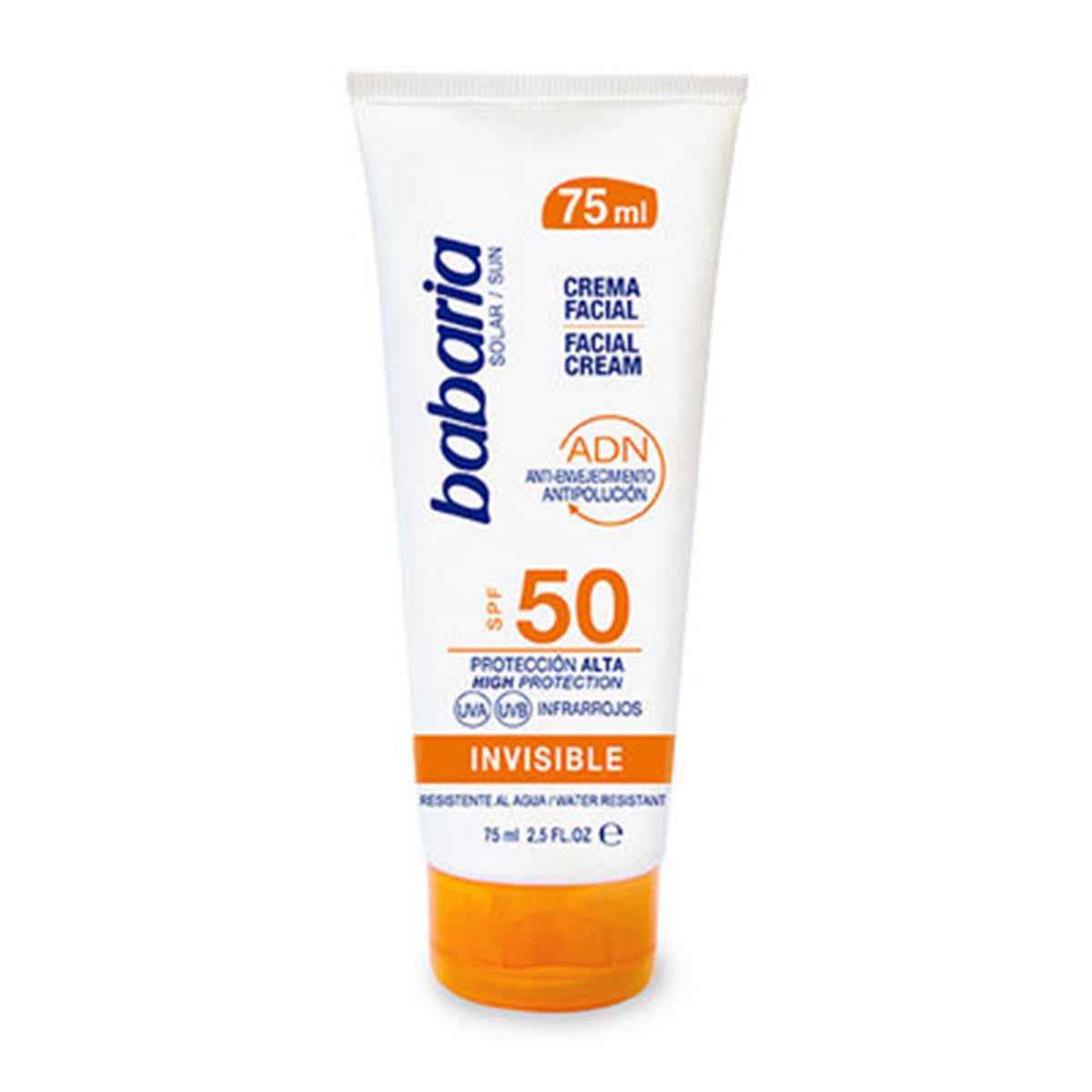 Babaria Solar Creme Spf50 Invisible 75Ml