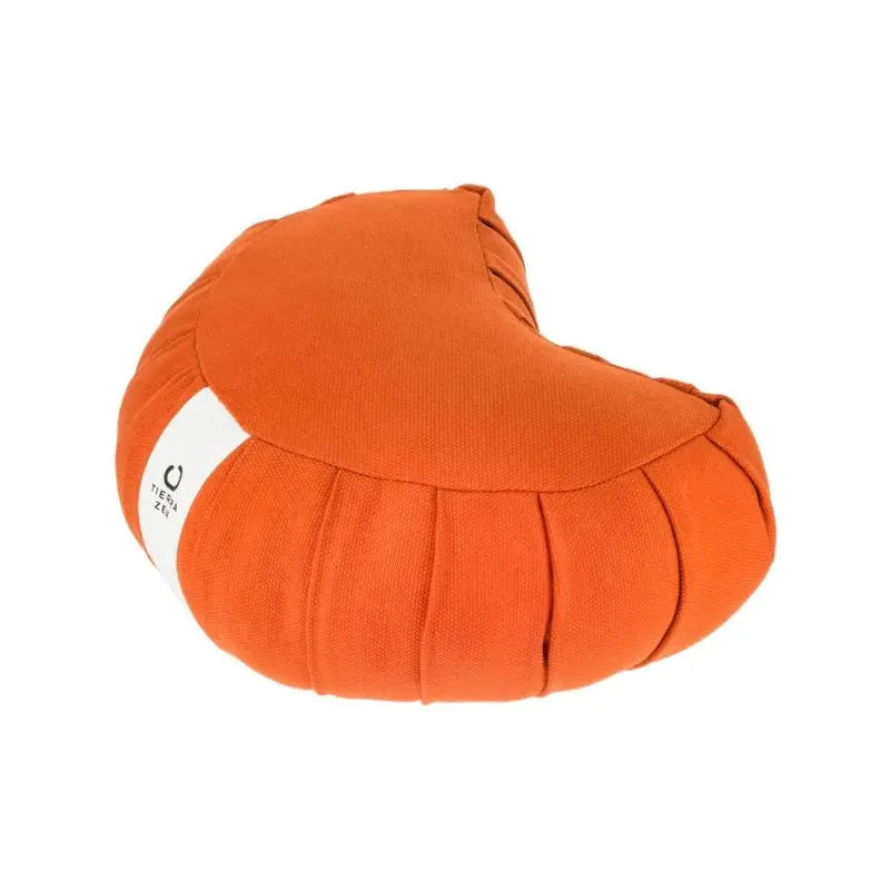Zafu meia lua com sumaúma - Laranja