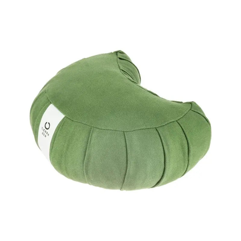 Zafu meia lua com sumaúma - Verde