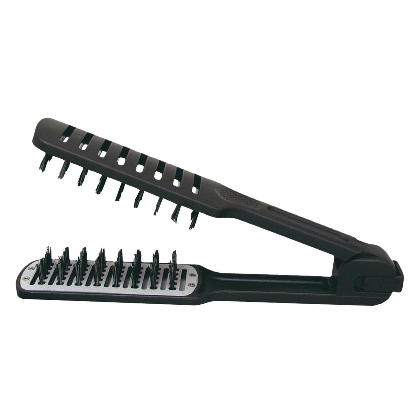 Eurostil Doble Jabali Cepillo Alisado-Secador Negro Negro 1Un
