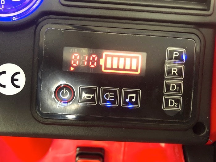 Brandweer Accu Auto, 12 volt elektrische kinderauto met veel accessoires!