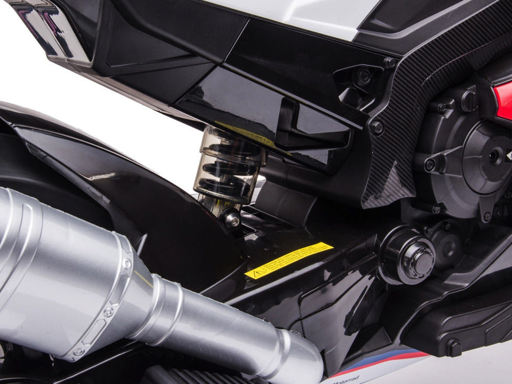 BMW HP4, 12v Kinder Accu Motor met rubberen banden en meer