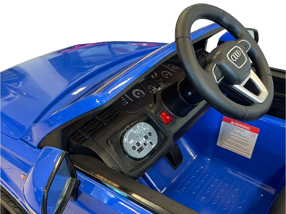 Audi Q7 elektrische kinderauto, 12 volt, rubber banden en meer!