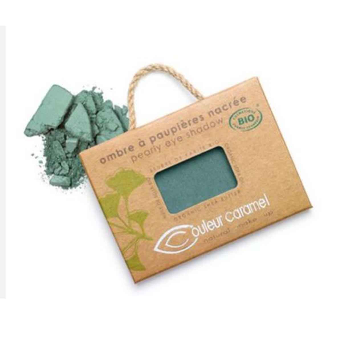 Couleur Caramel Maquillaje Sombra De Olhos 050 Vert Bleute Nare 1Un