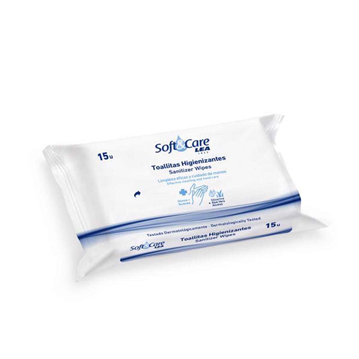 LEA SOFT&CARE TOALLITAS HIGIENICAS PIEL SENSIBLE 15UN
