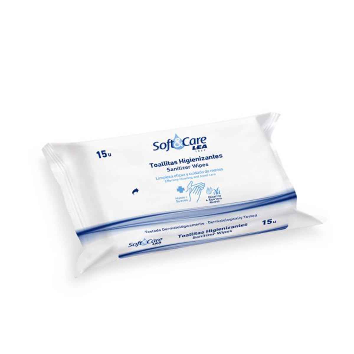 Lea Soft&Care Toallitas Higienicas Pél Sensible 15Un
