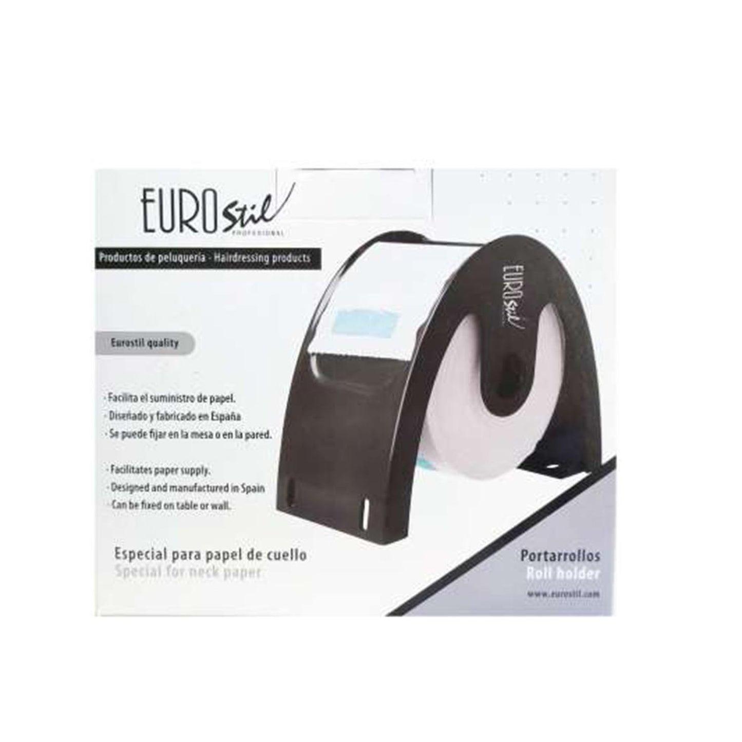 Eurostil Cuello Papel Porta Rolos Pack 1U.