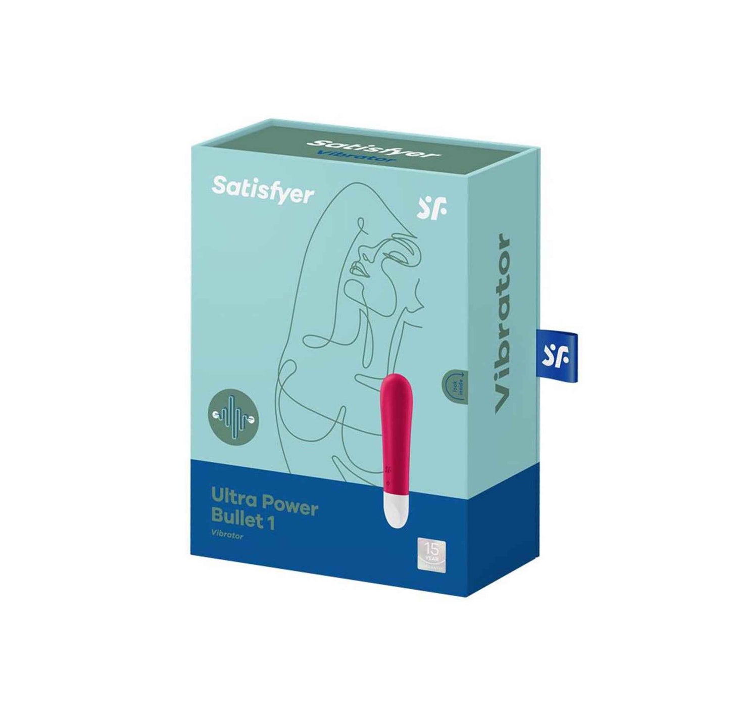 Satisfyer Ultra Power Bullet 1 Vibrador Rojo 1Un