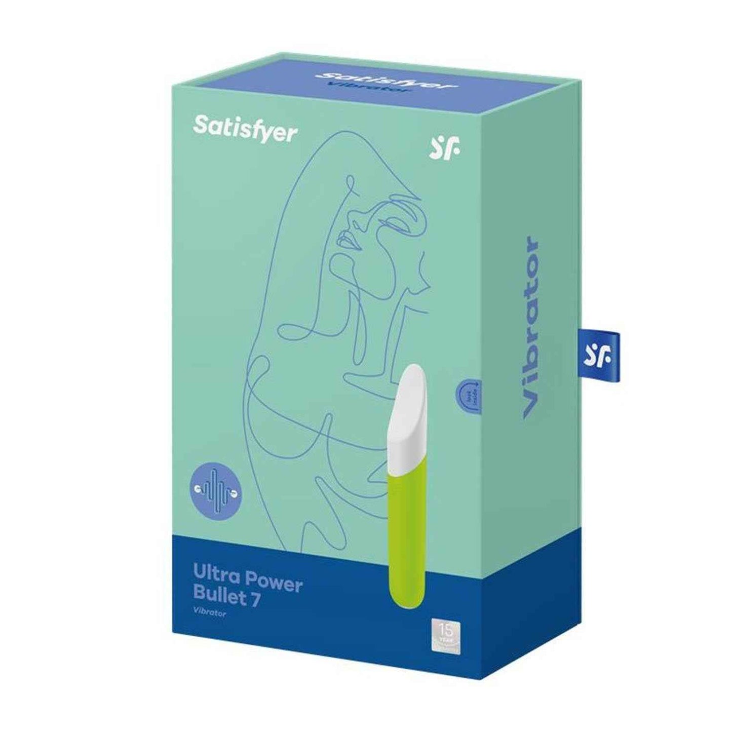 Satisfyer Ultra Power Bullet 7 Vibrador Verde 1Un