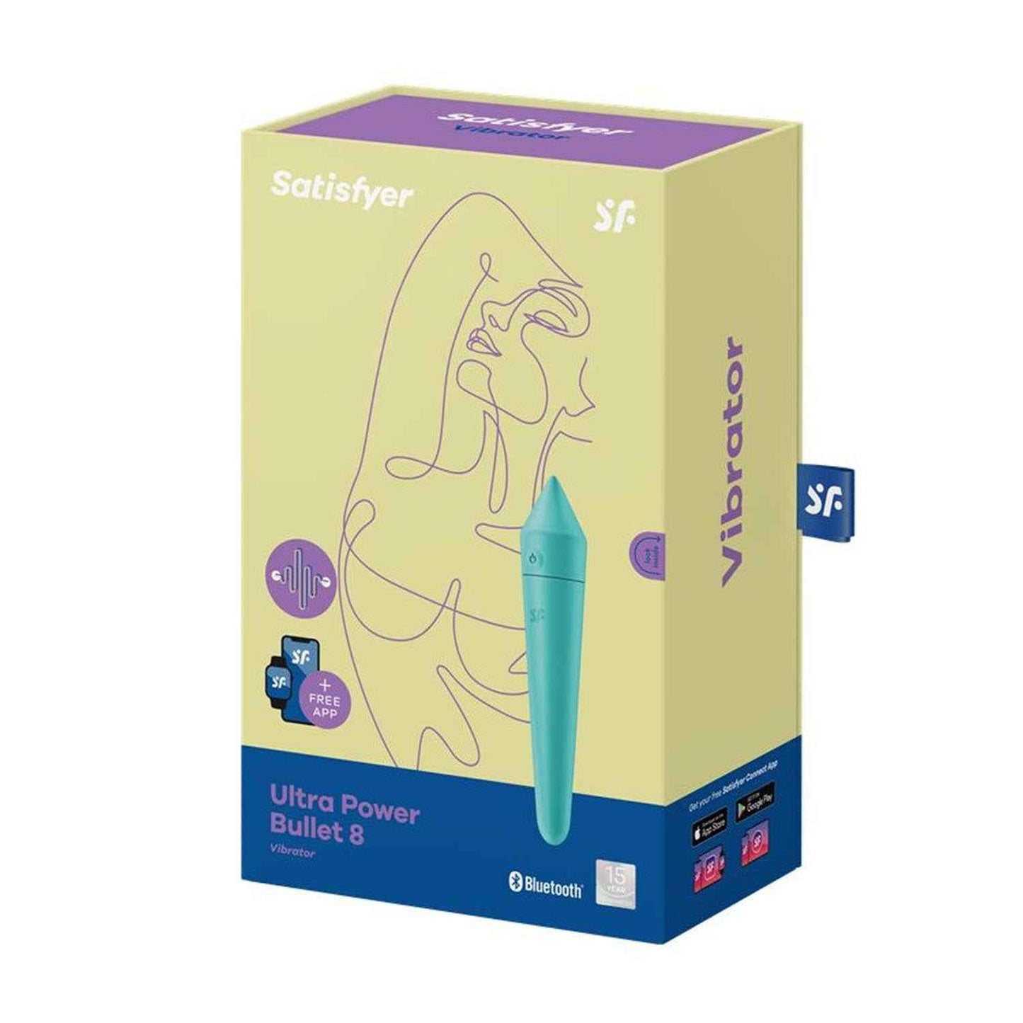Satisfyer Ultra Power Bullet 7 Vibrador Turquesa 1Un