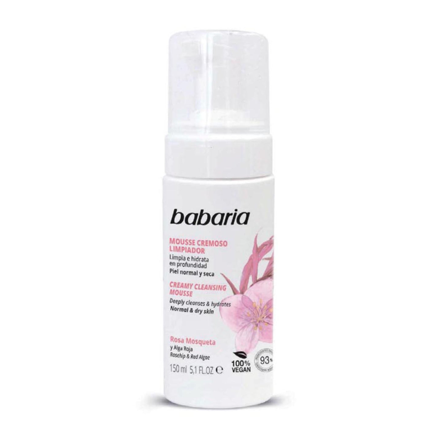 BABARIA ROSA MOSQUETA LIMPIADOR FACIAL CREMOSO 150ML