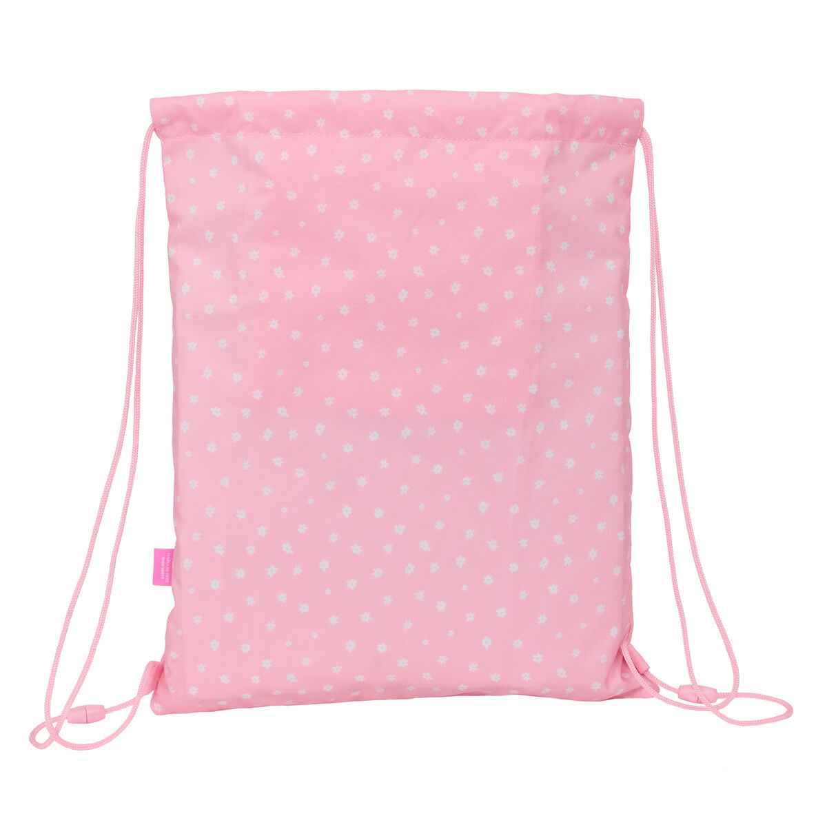 Saco Mochila com Cordas Glow Lab Sweet home Cor de Rosa 26 x 34 x 1 cm