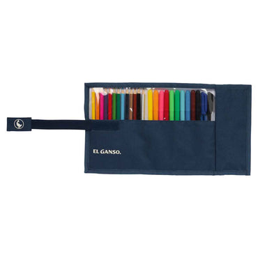 Bolsa Escolar El Ganso Classic Azul Marinho 7 x 20 x 7 cm 27 Peças