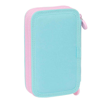 Estojo Duplo Munich Heaven Azul celeste 12.5 x 19.5 x 4 cm 28 Peças