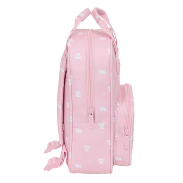 Mochila Infantil Safta Koala Cor de Rosa 20 x 28 x 8 cm