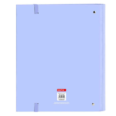 Pasta com argolas Benetton Lila Lilás 27 x 32 x 3.5 cm