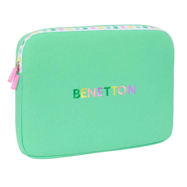 Capa para Portátil Benetton Mint Verde 15,6'' 39,5 x 27,5 x 3,5 cm