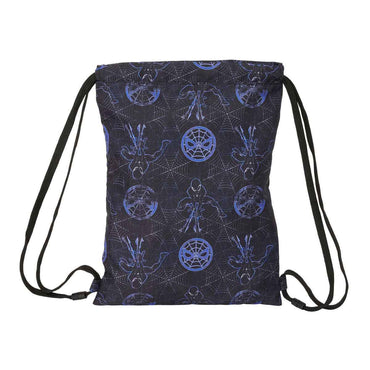 Saco Mochila com Cordas Spider-Man Attack Preto 26 x 34 x 1 cm