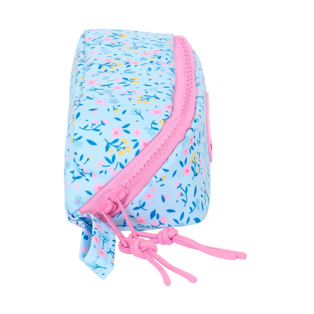 Estojo Vicky Martín Berrocal Paraíso Cor de Rosa Azul Claro 20 x 8 x 8 cm