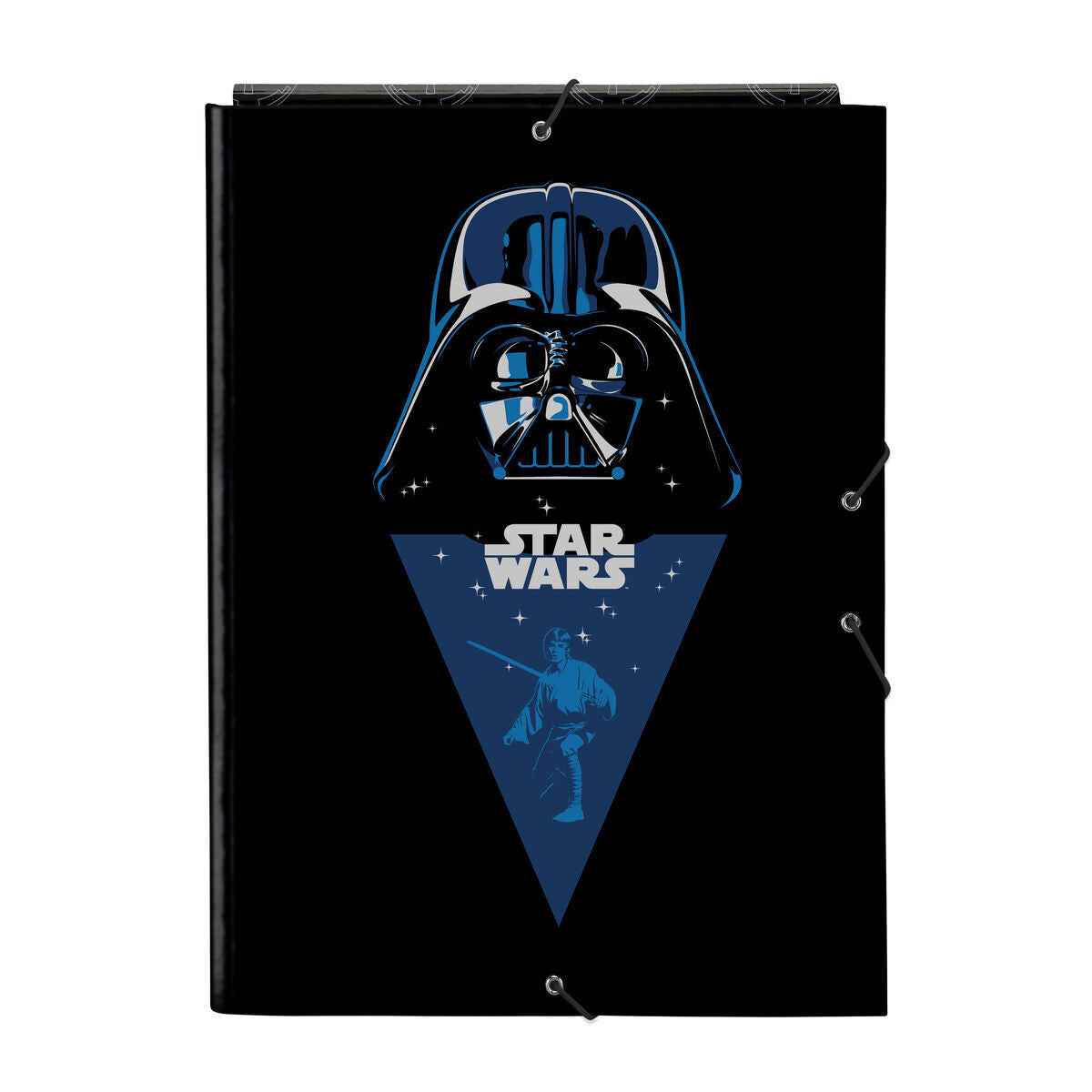Pasta com argolas Star Wars Rebellion Preto A4 26 x 33.5 x 2.5 cm