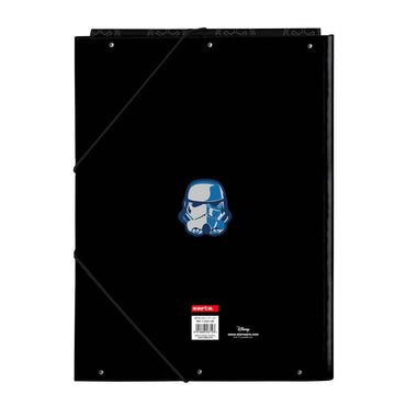 Pasta com argolas Star Wars Rebellion Preto A4 26 x 33.5 x 2.5 cm